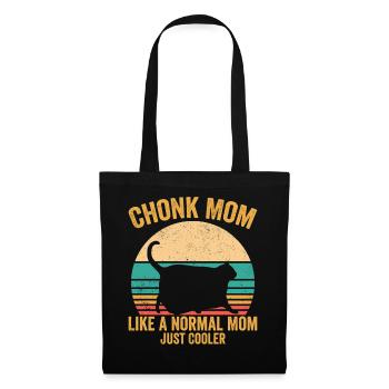Chonk Meme Cat - Tote Bag - black - Front