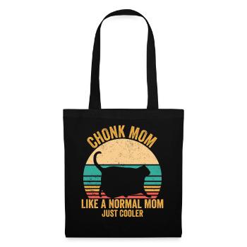 Chonk Meme Cat - Tote Bag - black - Front