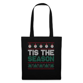Père Noël moche saison de décembre Noël moche - Sac en tissu - noir - Devant