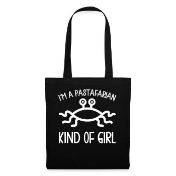Monstre spaghetti volant FSM - Sac en tissu - noir - Devant