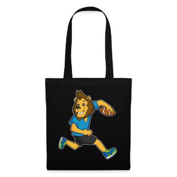 Sports de football américain des Lions - Sac en tissu - noir - Devant