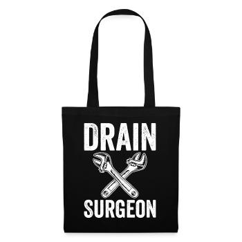 Mécanicien d’égouts Mécanicien sanitaire - Sac en tissu - noir - Devant