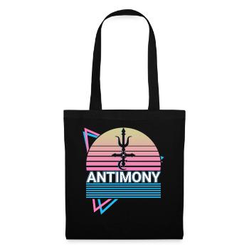 Antimoine Alchimie Rétro - Sac en tissu - noir - Devant