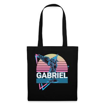 Gabriel Archange Rétro - Sac en tissu - noir - Devant
