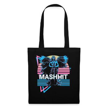Mashḥit Ange destructeur rétro - Sac en tissu - noir - Devant
