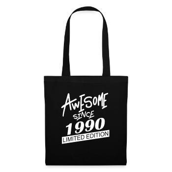 1990 - Born 1990 - Fantastic since 1990 - Tote Bag - black - Front