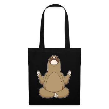 Sloth Yoga Fitness Meditation - Tote Bag - black - Front