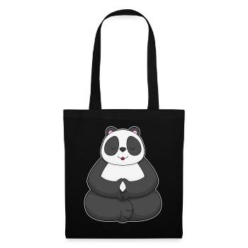 Panda Yoga Fitness Meditation - Tote Bag - black - Front