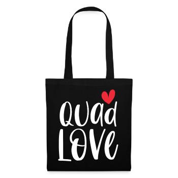 Quad Quad Rider Offroad Passion Cadeau - Sac en tissu - noir - Devant