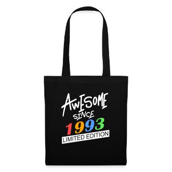 1993 - born 1993 - year of birth 1993 - Tote Bag - black - Front