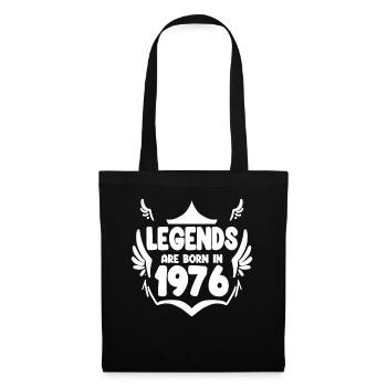 1976 - Born 1976 - Year of birth 1976 - Tote Bag - black - Front
