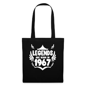 1967 - Born 1967 - Year of birth 1967 - Tote Bag - black - Front