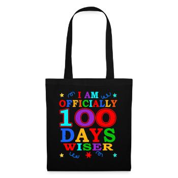 100th Day Wiser 100 Days Of School - Tote Bag - black - Front