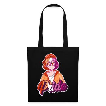 lesbians proud gay japanese cool anime girl - Tote Bag - black - Front