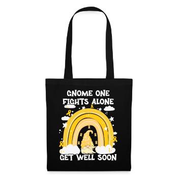 Gnome One Fights Alone Sarcoma Cancer - Tote Bag - black - Front