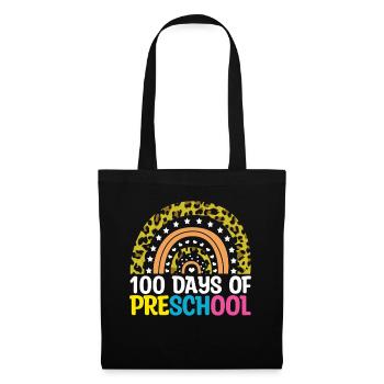 Student 100th Day Preschool 100 Days Of School - Tote Bag - black - Front
