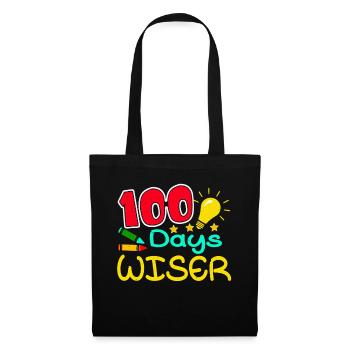 Student 100th Day Wiser 100 Days Of School - Tote Bag - black - Front