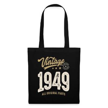 Vintage 1949 - 73rd Birthday Retro Classic - Tote Bag - black - Front