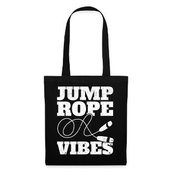 Funny Jump Rope Jump Rope Jump Rope sprin - Tote Bag - black - Front