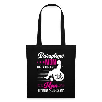 Funny Spinal Cord Injury Wheelchair Cross-Section - Tote Bag - black - Front