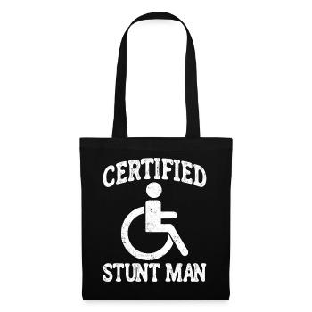 Paraplegic Handicap Paraplegia Certificate - Tote Bag - black - Front
