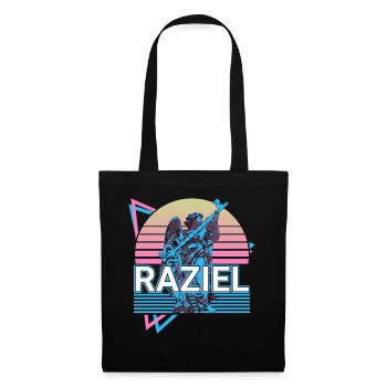 Raziel Archange Mythologie hébraïque Ret juif - Sac en tissu - noir - Devant