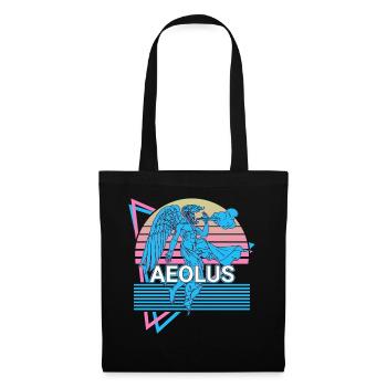 Éole, dieu du vent, mythologie grecque ancienne - Sac en tissu - noir - Devant