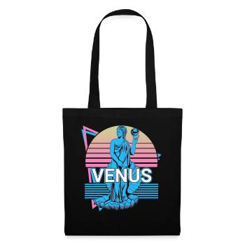 Vénus Dieu de l’Amour et de la Beauté Antiquité romaine - Sac en tissu - noir - Devant