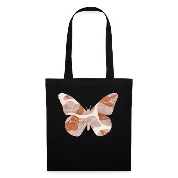Bohemian Aesthetic Hippie Butterfly - Tote Bag - black - Front