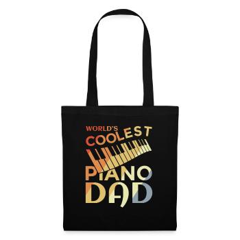 Piano father - Tote Bag - black - Front