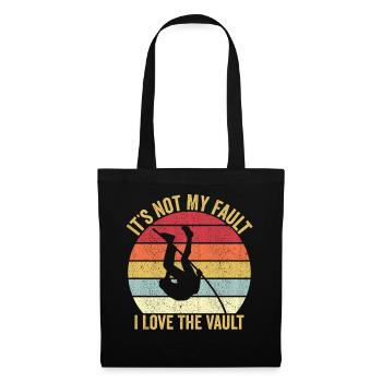 Drôle de saut à la perche saut à la perche J’adore le S - Sac en tissu - noir - Devant