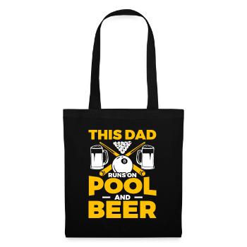 Billiard Papa - Tote Bag - black - Front