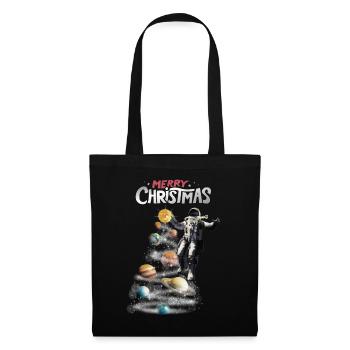 Christmas in Space Solar System Astronaut - Tote Bag - black - Front