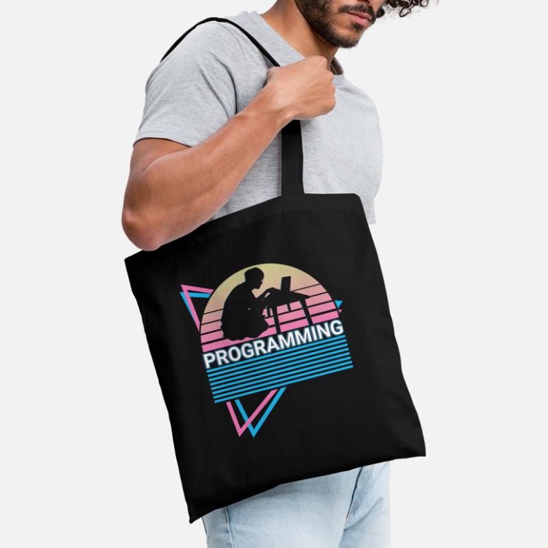 Programmeur de programmation Retro Sac en tissu