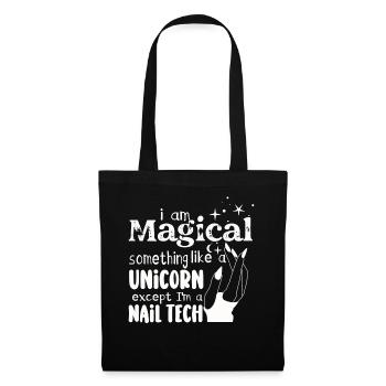 Je suis un peu une technicienne ongulaire magique - Sac en tissu - noir - Devant