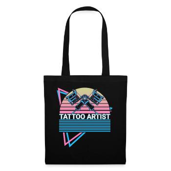 Tattoo artist retro - Tote Bag - black - Front