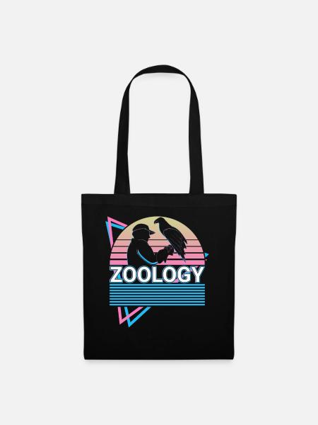 Zoologie Zoologe Retro - Stoffbeutel - Schwarz
