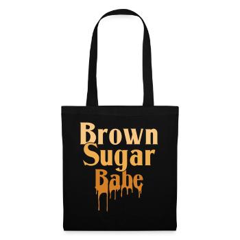 Melanin Black Girl Brown Black History Month - Tote Bag - black - Front