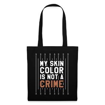 Skin Color Equality Protest Pride Black History - Tote Bag - black - Front
