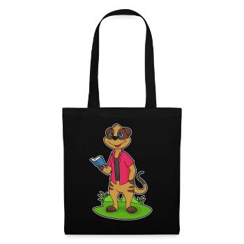 Meerkat Book - Tote Bag - black - Front