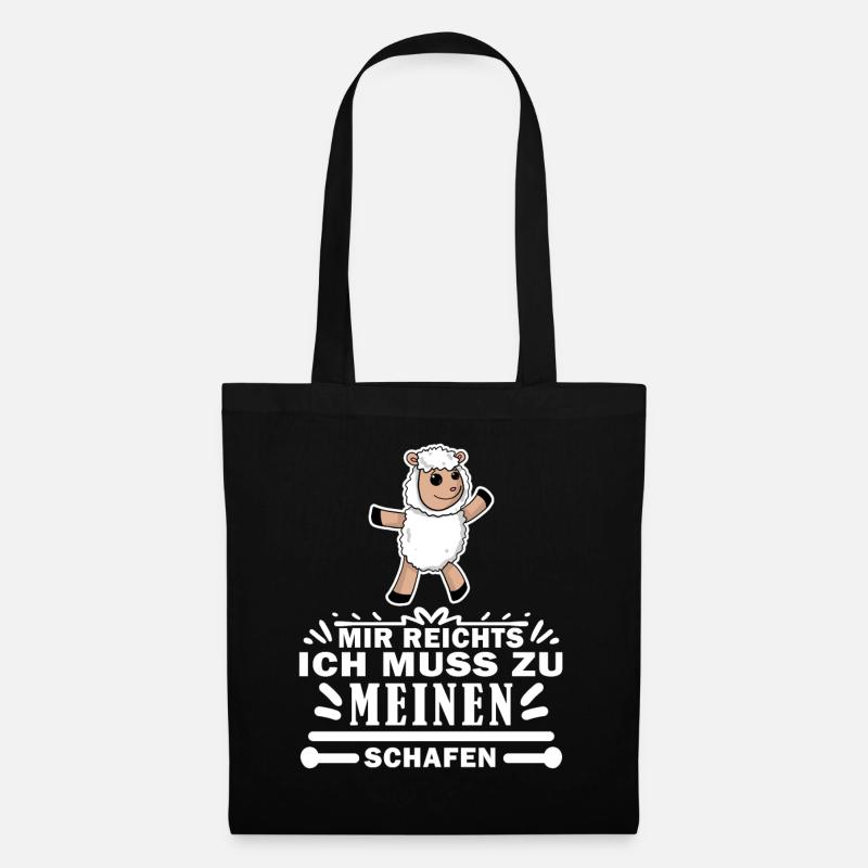 Schaf Schafe - Stoffbeutel - Schwarz