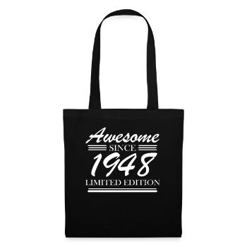 1948 - Born 1948 - Fantastic since 1948 - Tote Bag - black - Front
