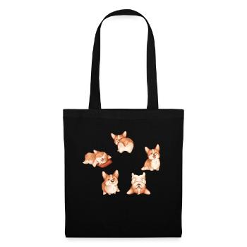 Cute Corgis for Girls - Tote Bag - black - Front