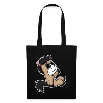 Horse Horses Domestic Horse - Tote Bag - black - Front