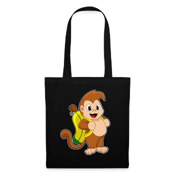 Monkey Banana - Tote Bag - black - Front