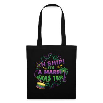Ship Mardi Cruise Festival Parade Beads Mardi Gras - Stoffbeutel - Schwarz - Vorne