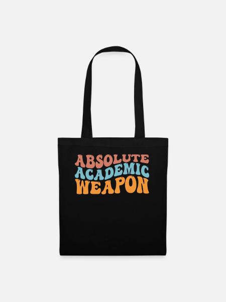 Studenten Absolute Academic Weapon - Stoffbeutel - Schwarz