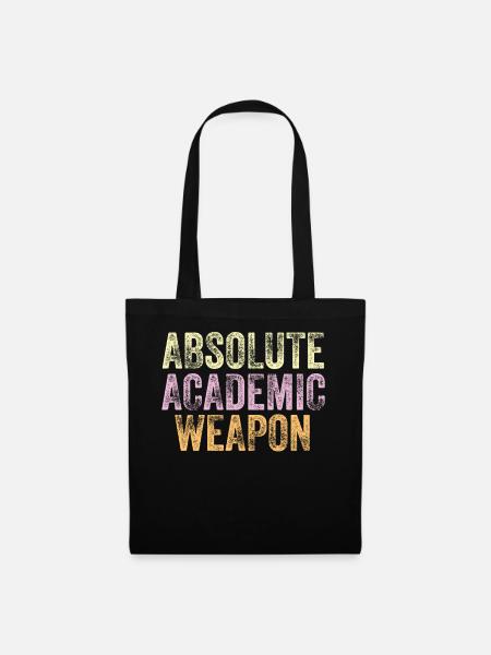 Studenten Absolute Academic Weapon - Stoffbeutel - Schwarz