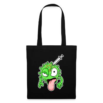 Virus vaccination - Tote Bag - black - Front