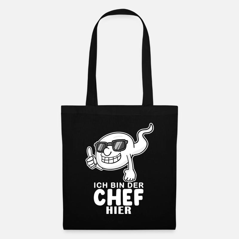 Cool Chef Spruch Büro Humor - Stoffbeutel - Schwarz